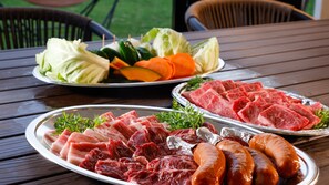 Outdoor dining - Villa South Coast Shima (Shima)