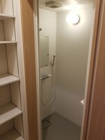 Hair dryer, soap