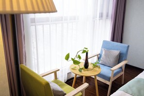 City Twin Room, City View | View from room - Sunlight Apartment-Color TV Tower (Shenyang)