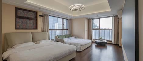 Family Room, City View