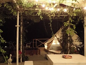 Outdoor dining - K's fun Garden inn Nakijin (Nakijin)