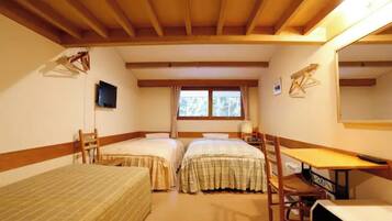 Desk, iron/ironing board