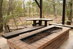 Outdoor dining - Heartland Hills in Noto 5 Ike no Hotori House (Shika)