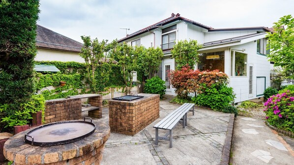 Outdoor dining - Friendly Guest House Kawakin (Minamiboso)