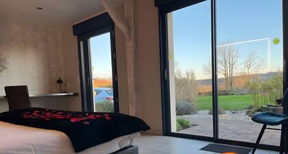 Maison de vacances « Gßte Du Bois » accessible aux personnes à mobilité réduite avec jardin privé