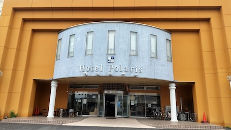 Exterior detail. Hotel Polaris