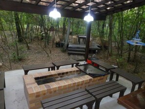 Outdoor dining - Heartland Hills in Noto 8 Meruhen House (Shika)