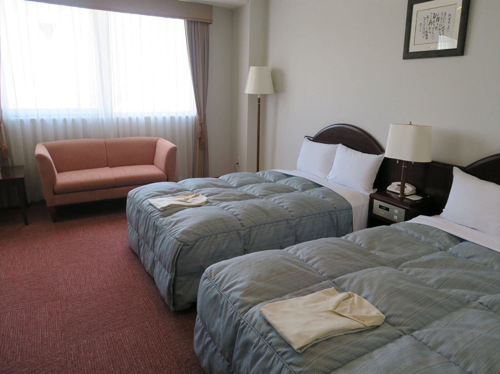 Desk, iron/ironing board