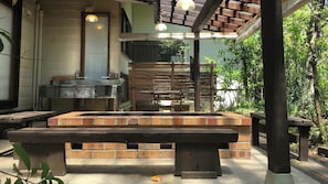 Outdoor dining - Heartland Hills in Noto 10 Dog Run House (Shika)