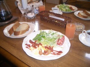 Breakfast meal - Pension Kahlua Milk (Shinano)