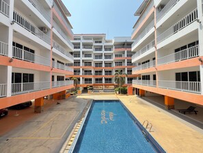 Apartment, 1 Bedroom, Smoking, Balcony | Pool - Comfortable Pool-view Studio With Balcony - Pratumnak, Pattaya (Pattaya)