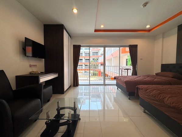 Apartment, 1 Bedroom, Smoking, Balcony | 1 bedroom - Comfortable Pool-view Studio With Balcony - Pratumnak, Pattaya (Pattaya)