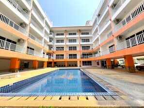 Apartment, 1 Bedroom, Smoking, Balcony | Pool | Outdoor pool - Comfortable Pool-view Studio With Balcony - Pratumnak, Pattaya (Pattaya)