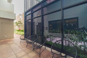 Terrace/patio - Flat Pet Friendly c Academia a 200m do metrô (São Paulo)