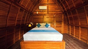 Cabaña Deluxe, 1 habitación, balcón, vista al jardín | Wifi gratis 