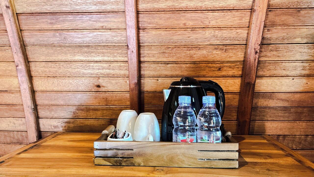 Panoramic Bungalow, 1 Bedroom, Balcony, Garden View | Coffee and/or coffee maker