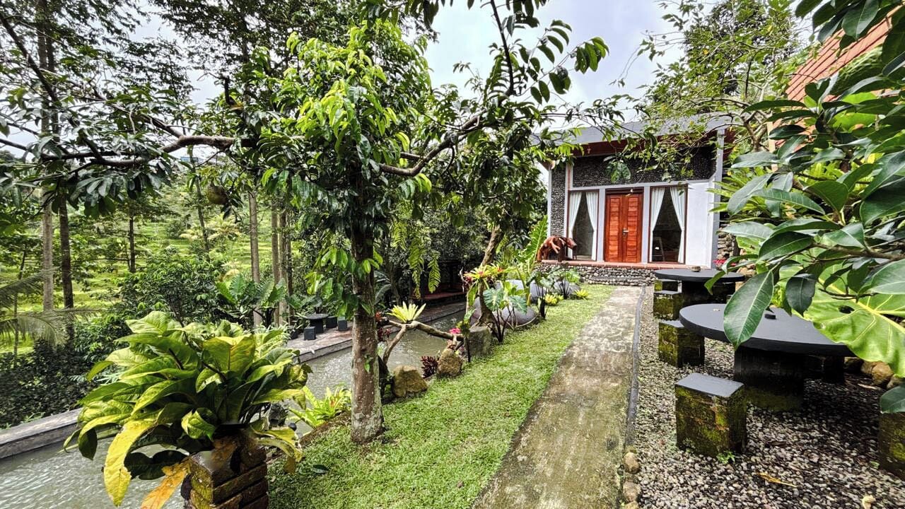 华丽套房, 1 间卧室, 私人浴室, 花园景观 | 免费 WiFi