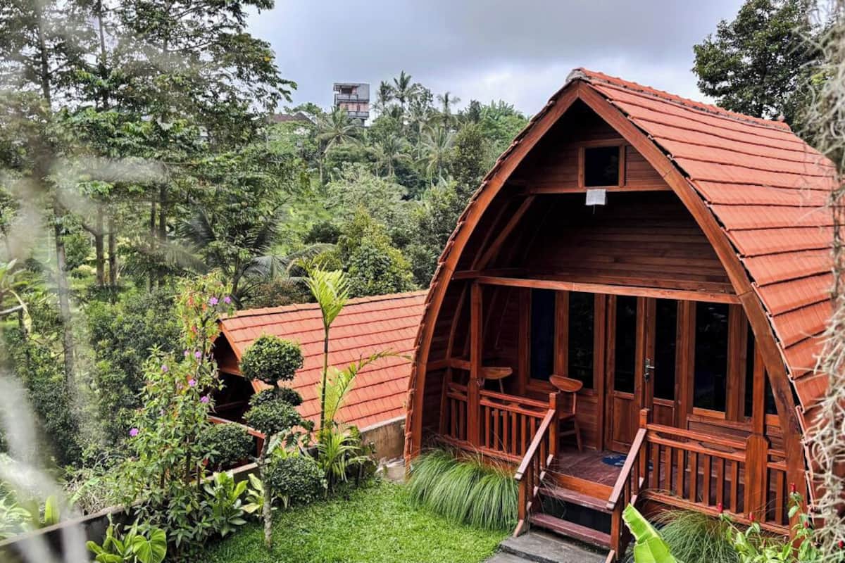 Bungalow Panoramique, 1 chambre, balcon, vue jardin | Extérieur