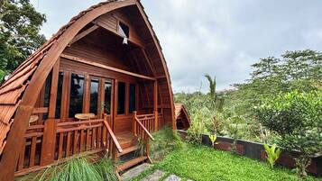 Bungalow Panorama, 1 kamar tidur, balkon, pemandangan kebun | Eksterior