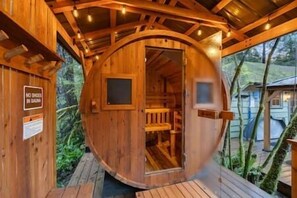 Sauna - Ranger’s Rest | Historic Mt Hood Cabin w/ Hot Tub (Rhododendron)