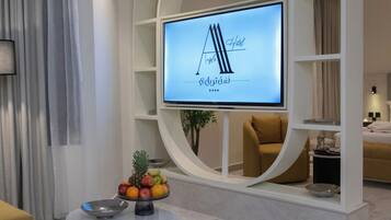 Suíte estúdio júnior | Ferros/tábuas de passar roupa, Wi-Fi de cortesia, roupa de cama