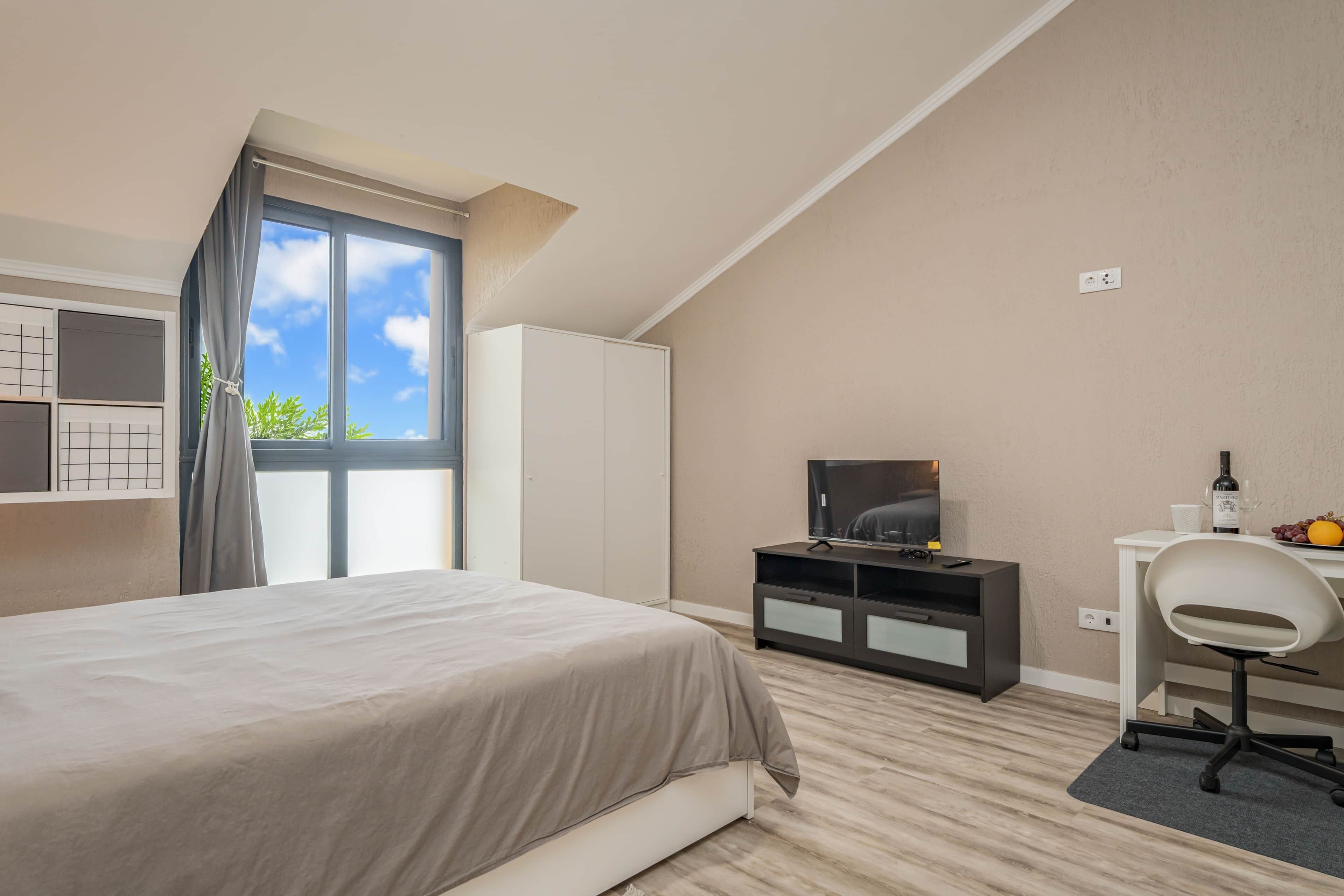 1 Schlafzimmer, Bügeleisen/Bügelbrett, WLAN, Bettwäsche