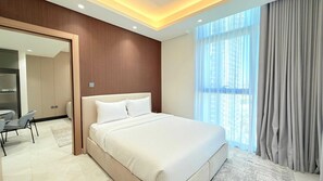 Apartament estàndard, 1 dormitori | Roba de llit d'alta qualitat, escriptori, wifi gratuïta i roba de llit 