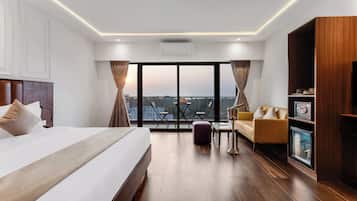 Royal-suite - balkon - byudsigt | Pengeskab på værelset, gratis Wi-Fi