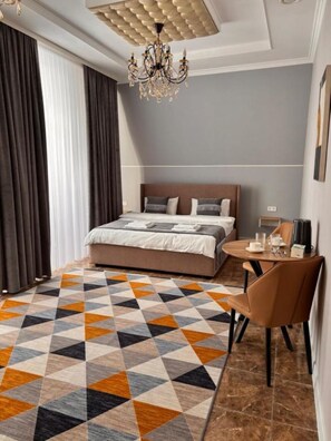 Phòng đôi Superior | Khu vực làm việc phù hợp cho laptop, màn/rèm cản sáng, phòng cách âm 