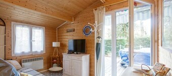 Chalet 213 on the edge of a forest