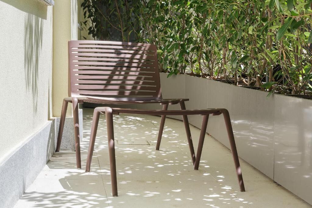 Quarto casal luxo | Terraço/pátio