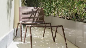 Quarto casal luxo | Terraço/pátio