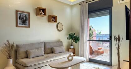 Majorelle Gueliz Appartement de Luxe-Vue Splendide