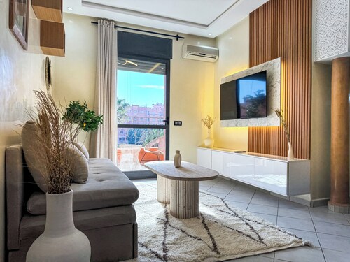 Majorelle Gueliz Appartement de Luxe-Vue Splendide