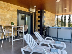 Family Apartment, Sea View | Outdoor dining - Kfaraabida SKY (Kfar Aabida)
