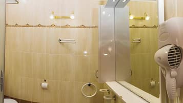 Douche, serviettes fournies