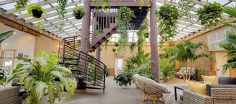 Glass Garden Retreat | Atrium Garden Home 12 Guest