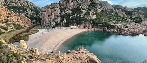 Sun loungers, beach towels