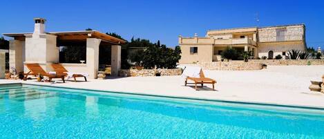 Una piscina riscaldata