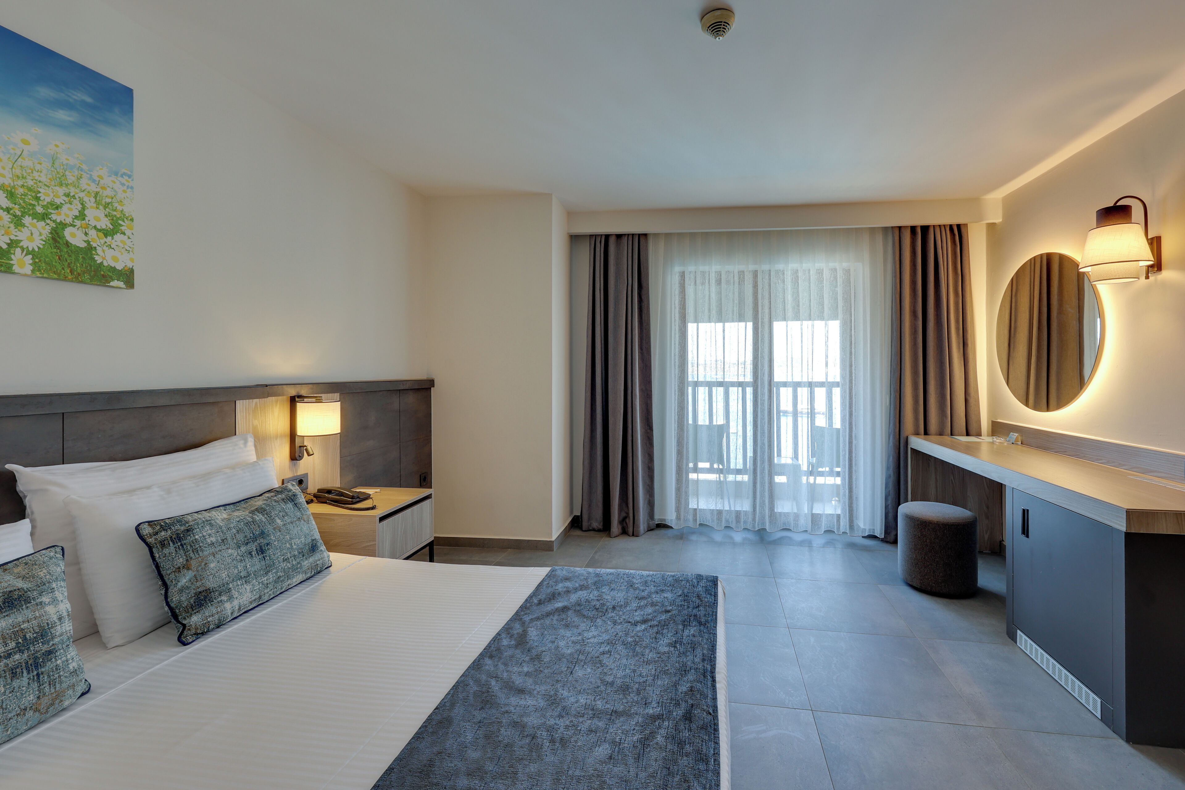 Familienzimmer, Balkon, Meerblick | Terrasse/Patio