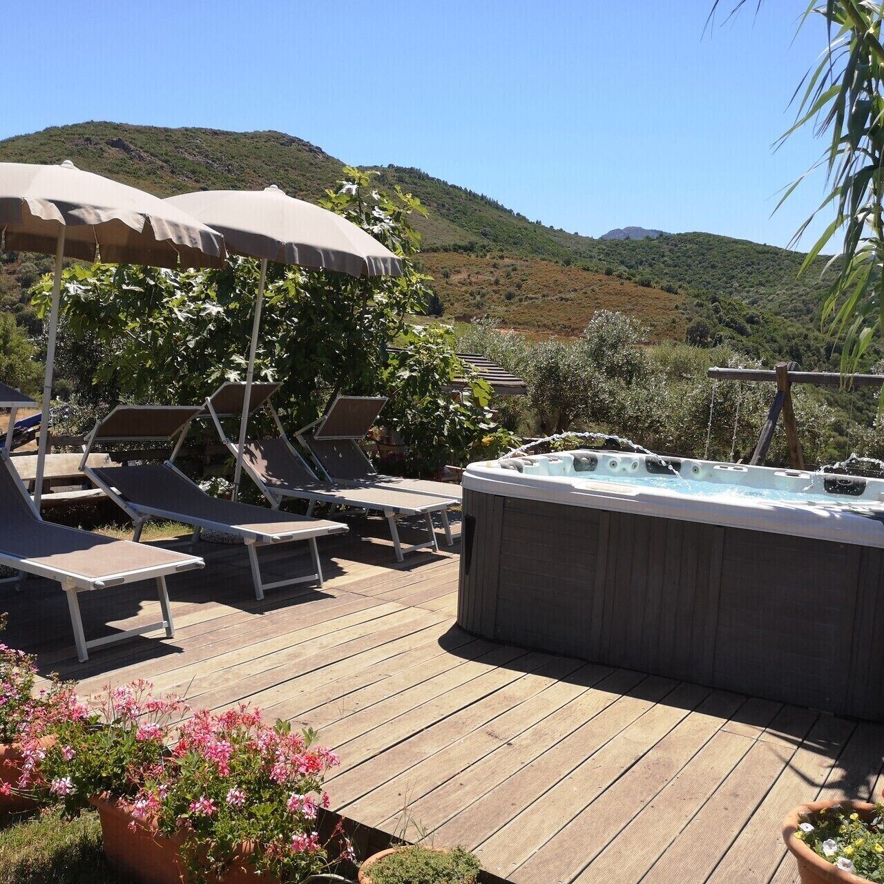 Idromassaggio all'aperto