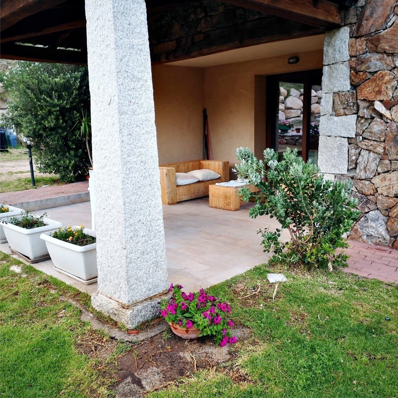 Monolocale comfort, vista giardino | Terrazza/patio