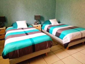 2 makuuhuonetta, ilmainen Wi-Fi