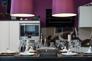 Dining - Exclusive vacation home in Karlshagen with sauna, fireplace & large property (Karlshagen)