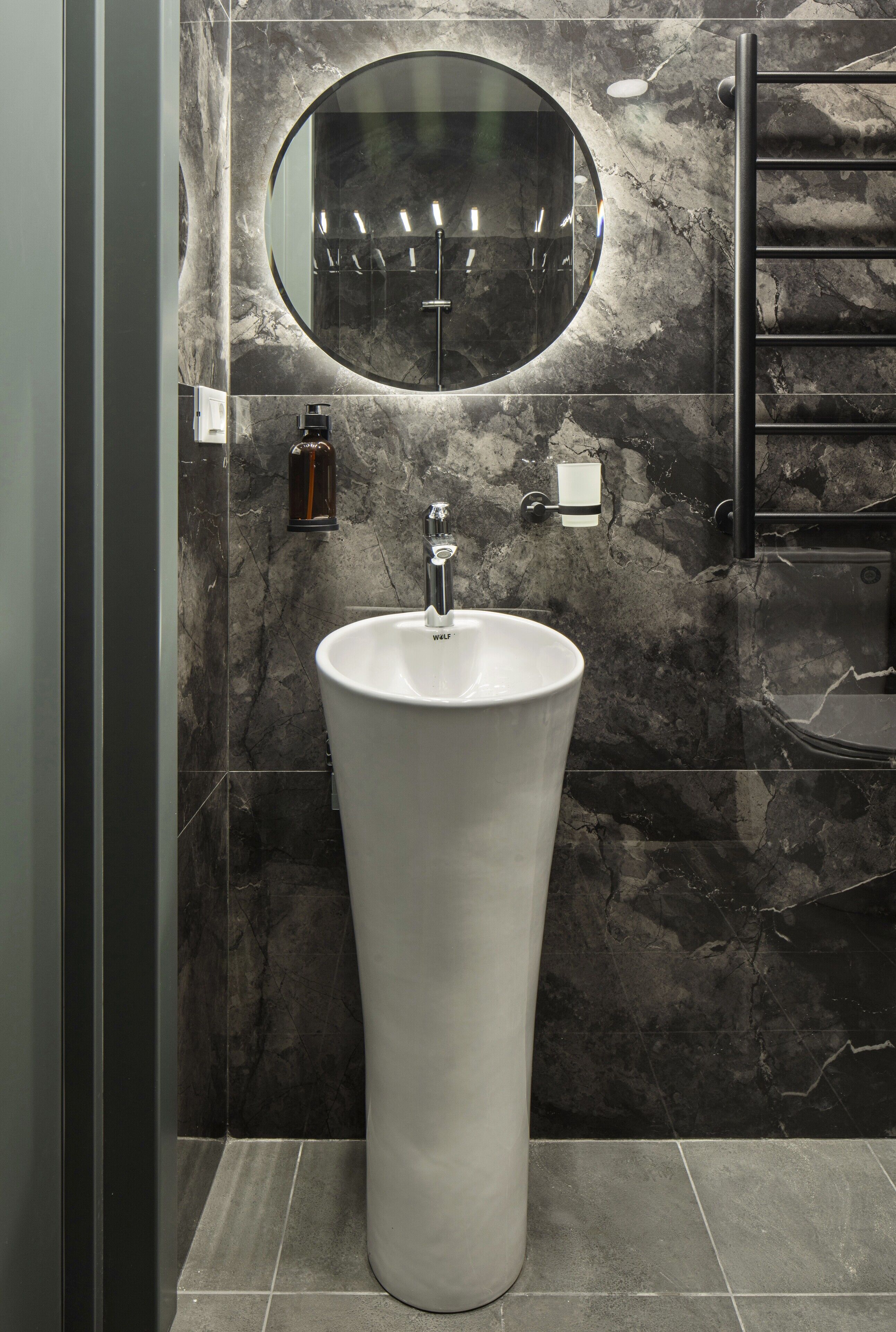 Shower, hair dryer, slippers, towels