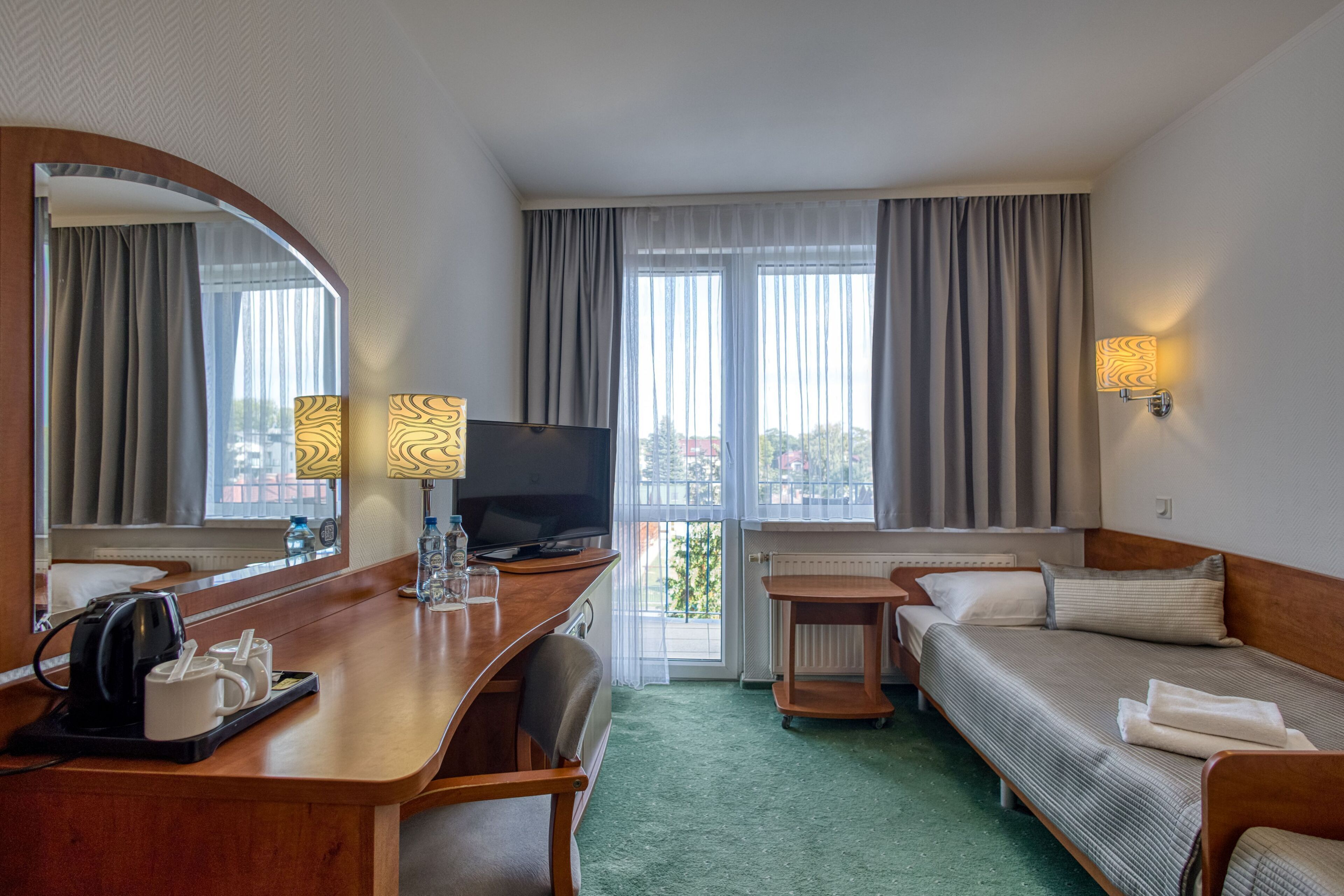 In-room safe, blackout curtains, free WiFi