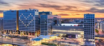 By Tripla & Train Station | King Bed · 55 TV · Gym