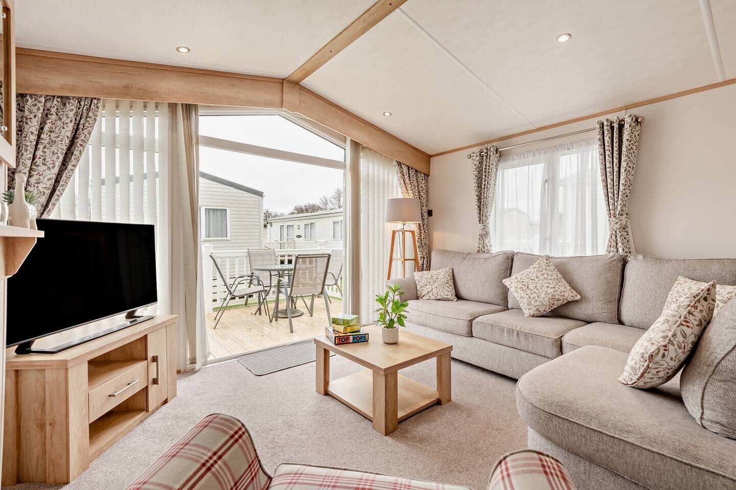 TV connectée, cheminée