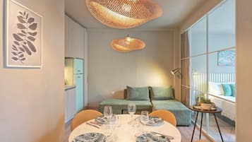 Apartemen Deluks, 2 kamar tidur, pemandangan kota | Interior