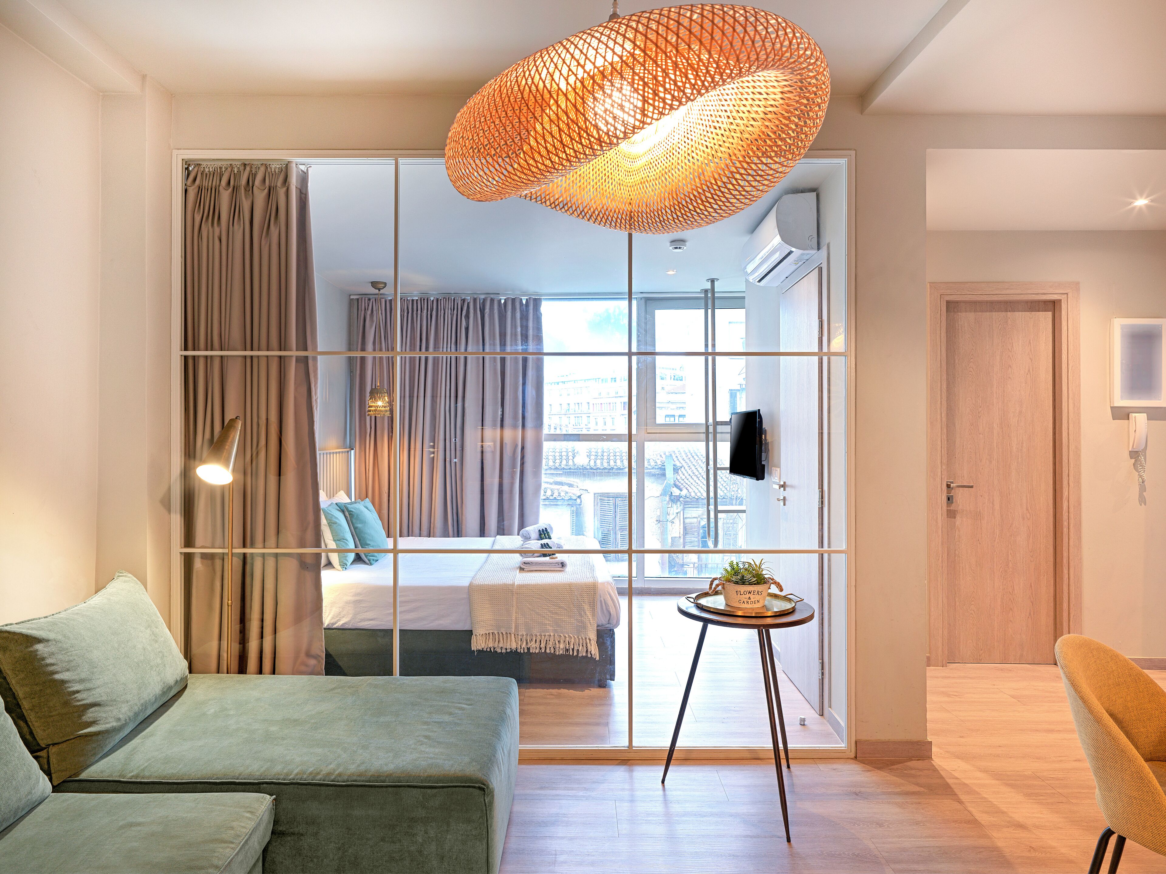 Apartamento luxo, 2 quartos, vista para a cidade | Área de estar